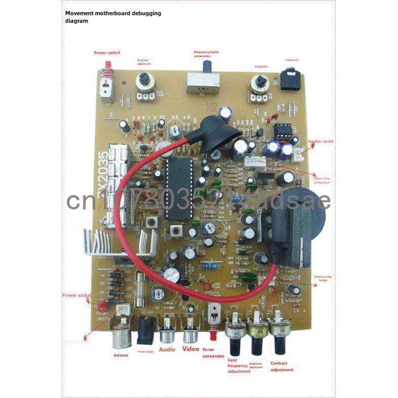 5.5 Inch Black & White TV Main - Diy Electronics Project Kit ulasan dan harga