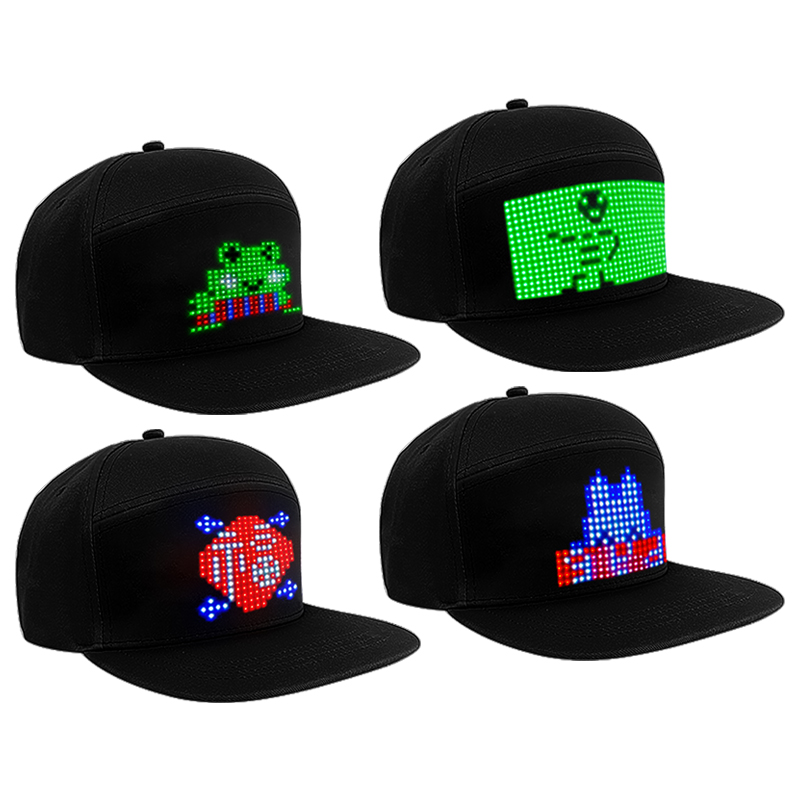 Smart LED Light Display Hat DI - Diy Electronics Logo ulasan dan harga