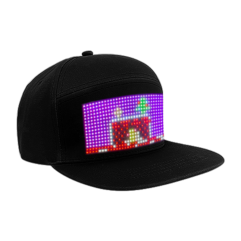 Smart LED Light Display Hat DI - Diy Electronics Logo ulasan dan harga