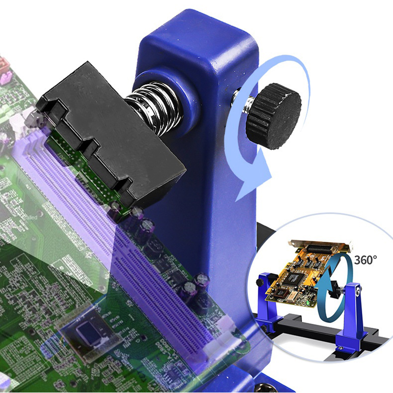 Adjustable 360° Circuit Board  - Diy Electronics Holder ulasan dan harga