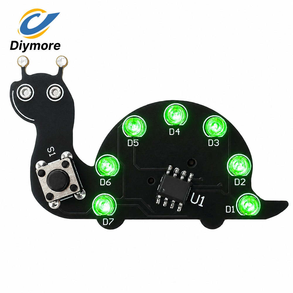7 Green LED Soldering Practice - Diy Electronics Holder ulasan dan harga