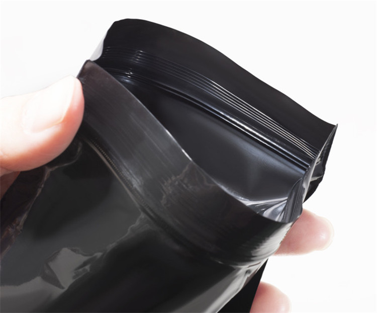 100PCS Black PE Plastic Ziploc - Diy Electronics Logo ulasan dan harga