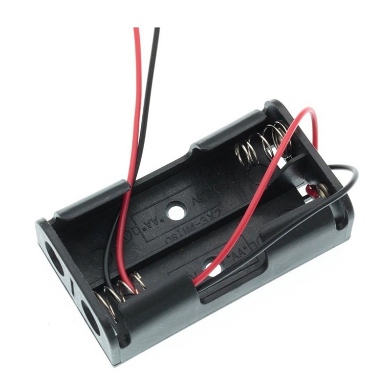 AAAEL-100Pcs 2AA Battery Case  - Diy Electronics Holder ulasan dan harga