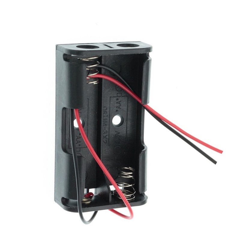 AAAEL-100Pcs 2AA Battery Case  - Diy Electronics Holder ulasan dan harga
