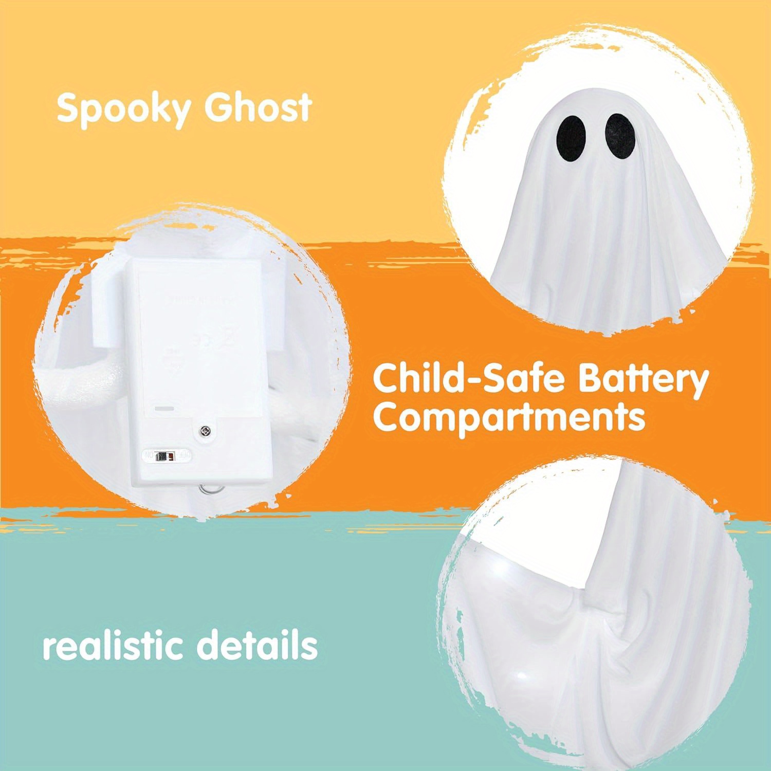 Halloween Hanging Light up Gho - Diy Halloween Electronics ulasan dan harga
