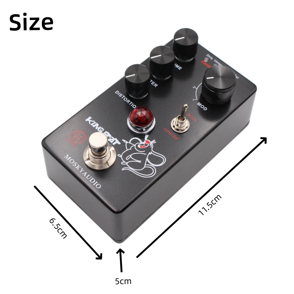 Mosky KING RAT Effects Pedal D - Diy Guitar Electronics ulasan dan harga