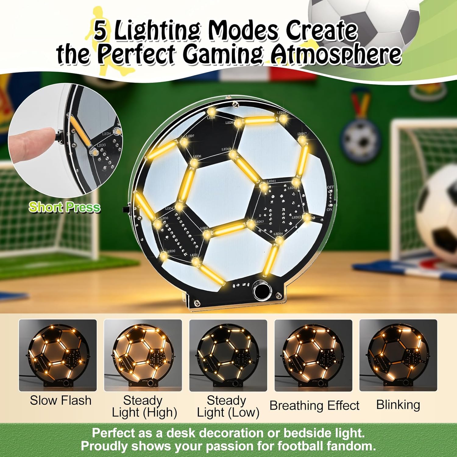 DIY Soccer Ball LED Soldering  - Diy Electronics Filament ulasan dan harga