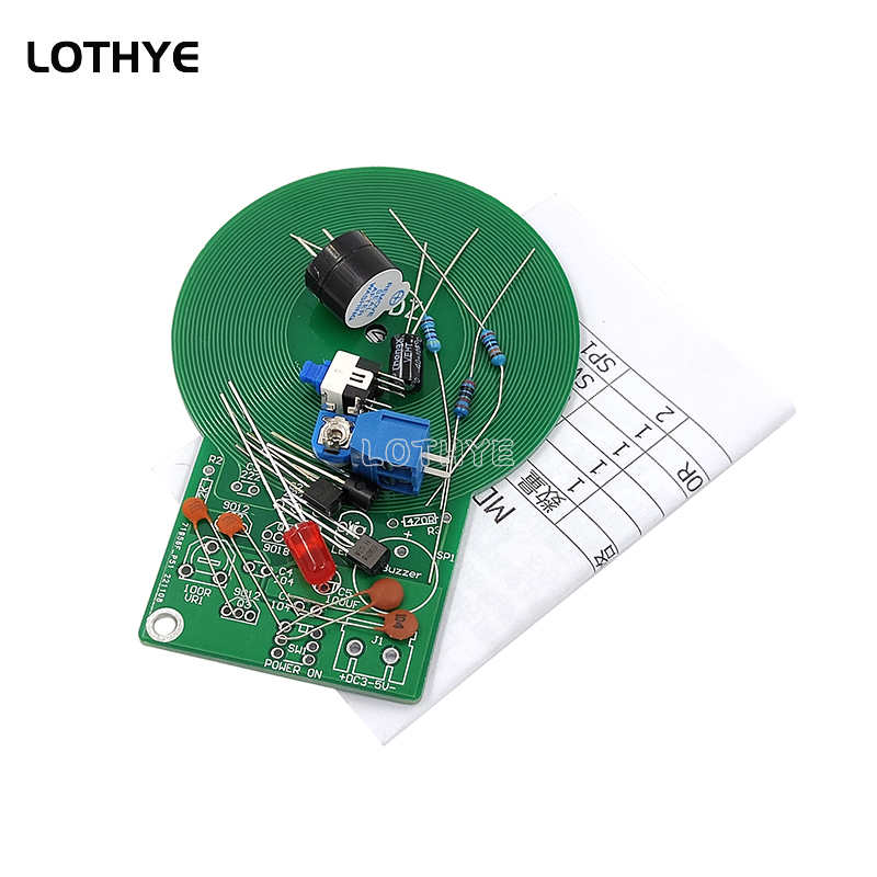 DC 3V-5V Metal Detector Kit DI - Diy Electronics Board ulasan dan harga