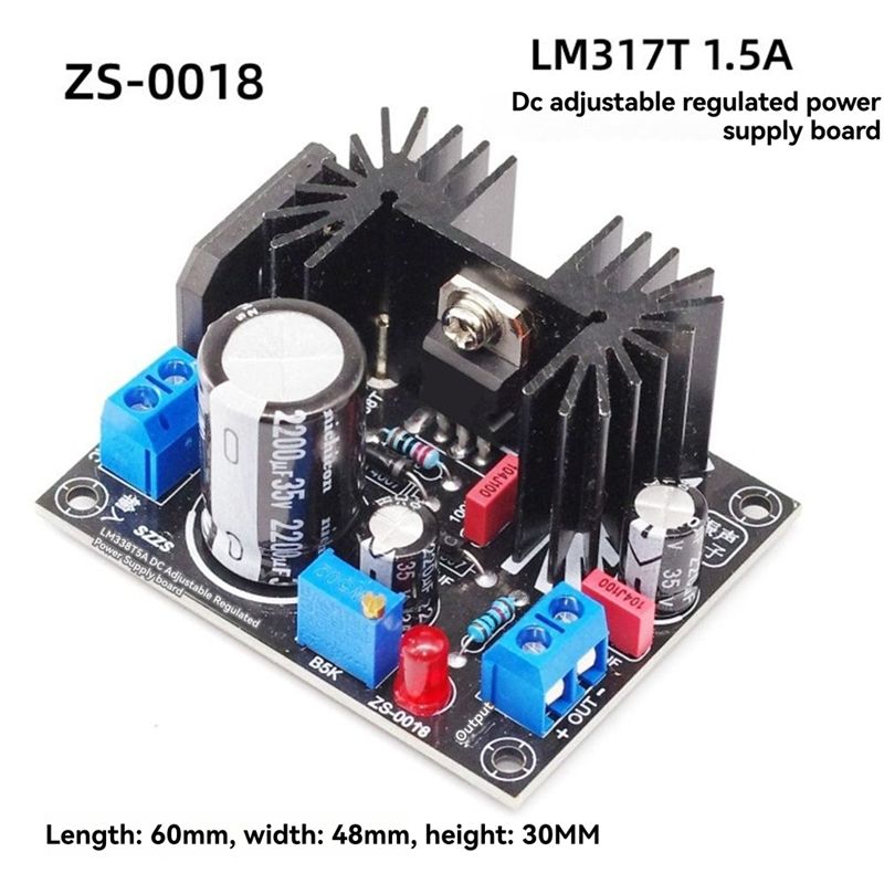 M52K-LM317 Adjustable Linear R - Diy Electronics Filament ulasan dan harga