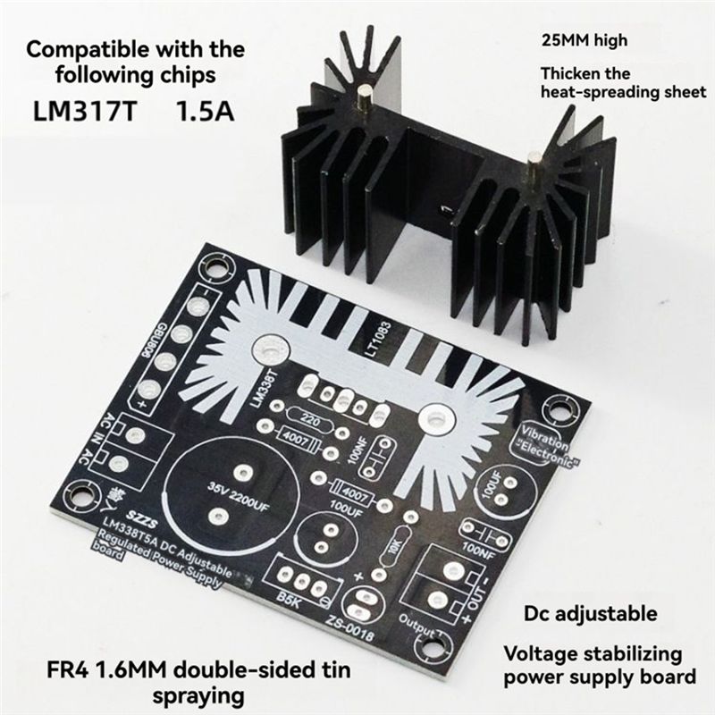 M52K-LM317 Adjustable Linear R - Diy Electronics Filament ulasan dan harga