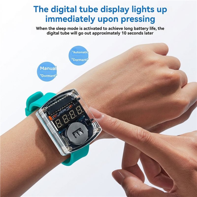 2X DIY Watch LED Watch Electro - Diy Electronics Project Kit ulasan dan harga