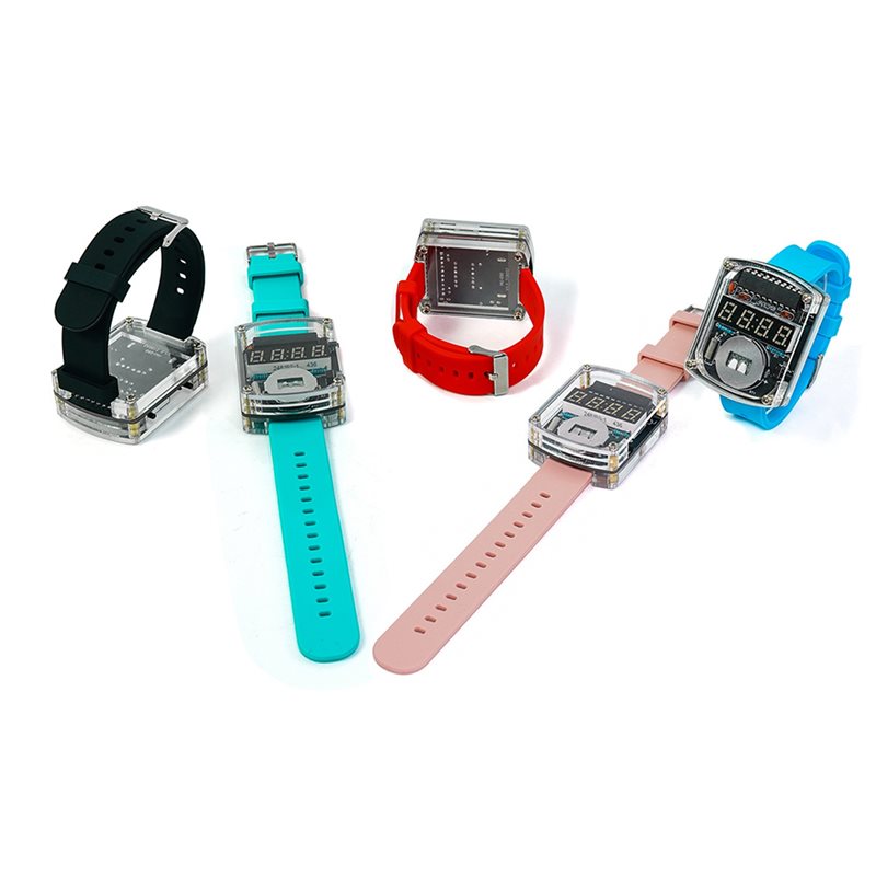 2X DIY Watch LED Watch Electro - Diy Electronics Project Kit ulasan dan harga