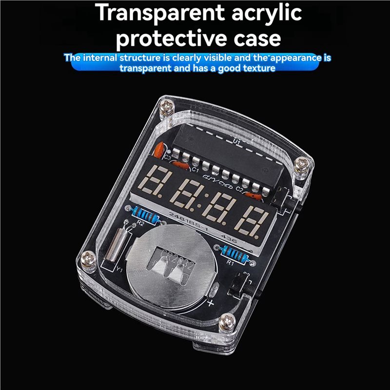 2X DIY Watch LED Watch Electro - Diy Electronics Project Kit ulasan dan harga