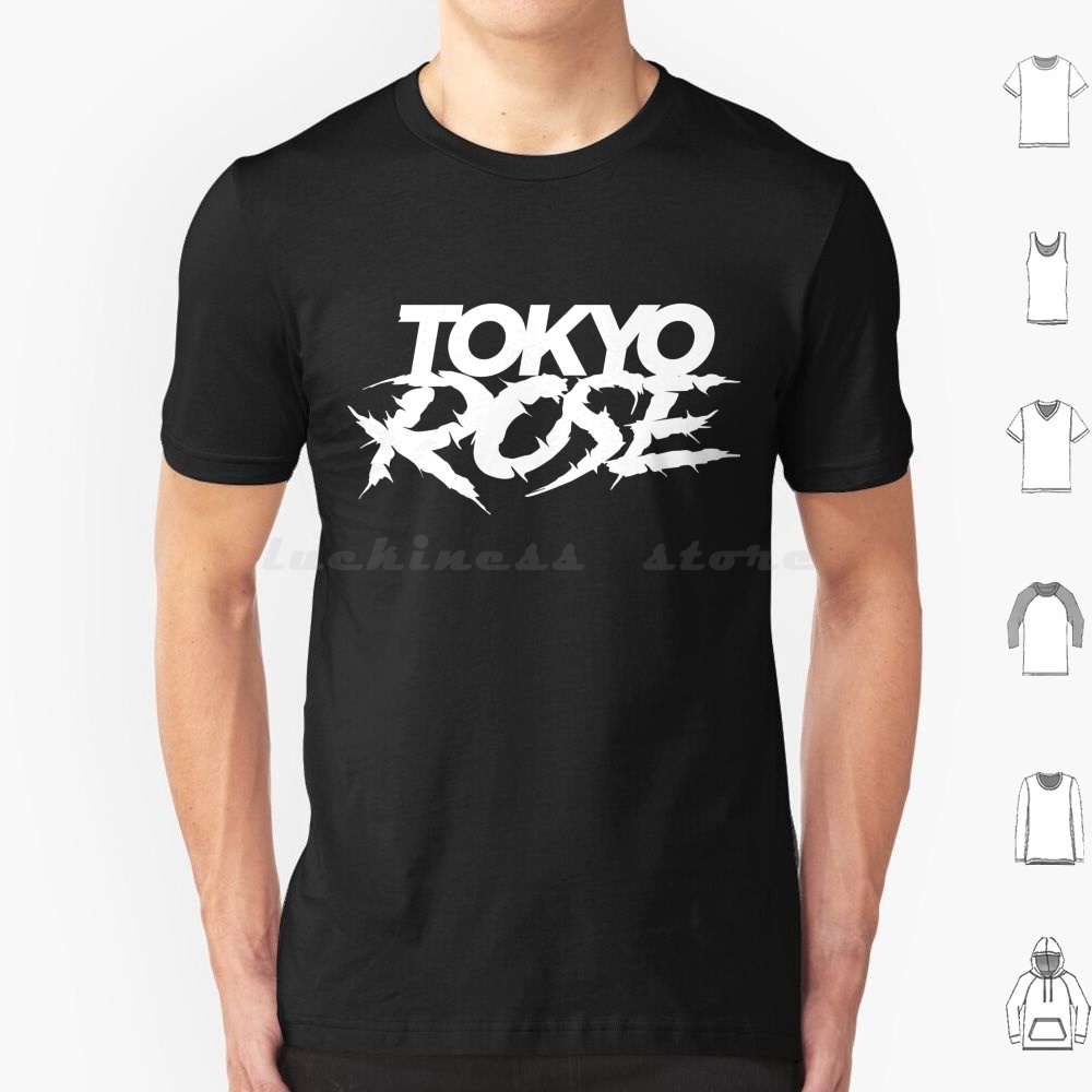 Tokyo Rose White Logo T Shirt  - Diy Electronics Logo ulasan dan harga