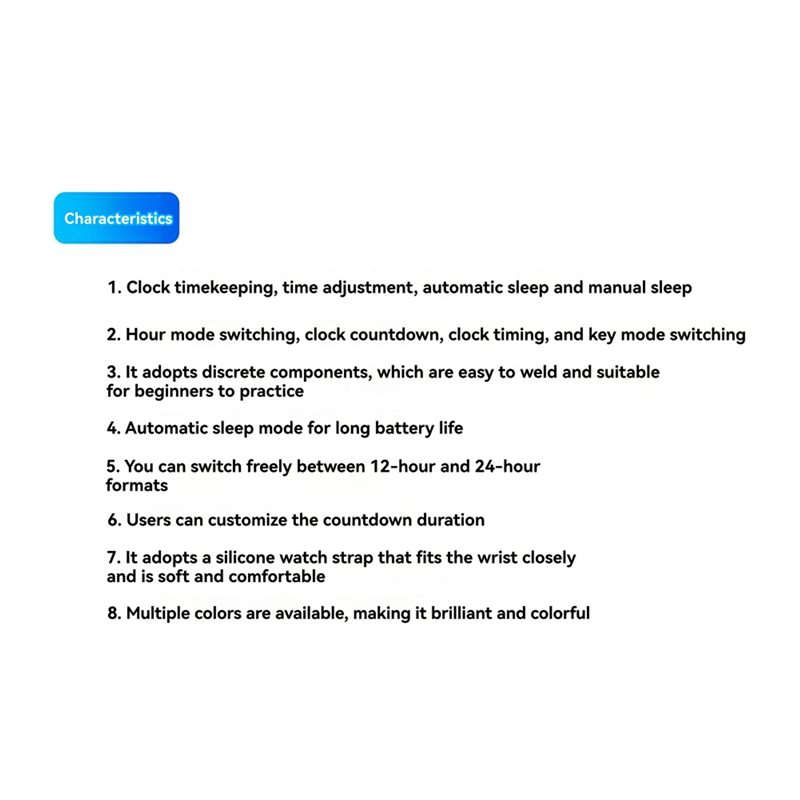 2X DIY Watch LED Watch Electro - Diy Electronics Project Kit ulasan dan harga