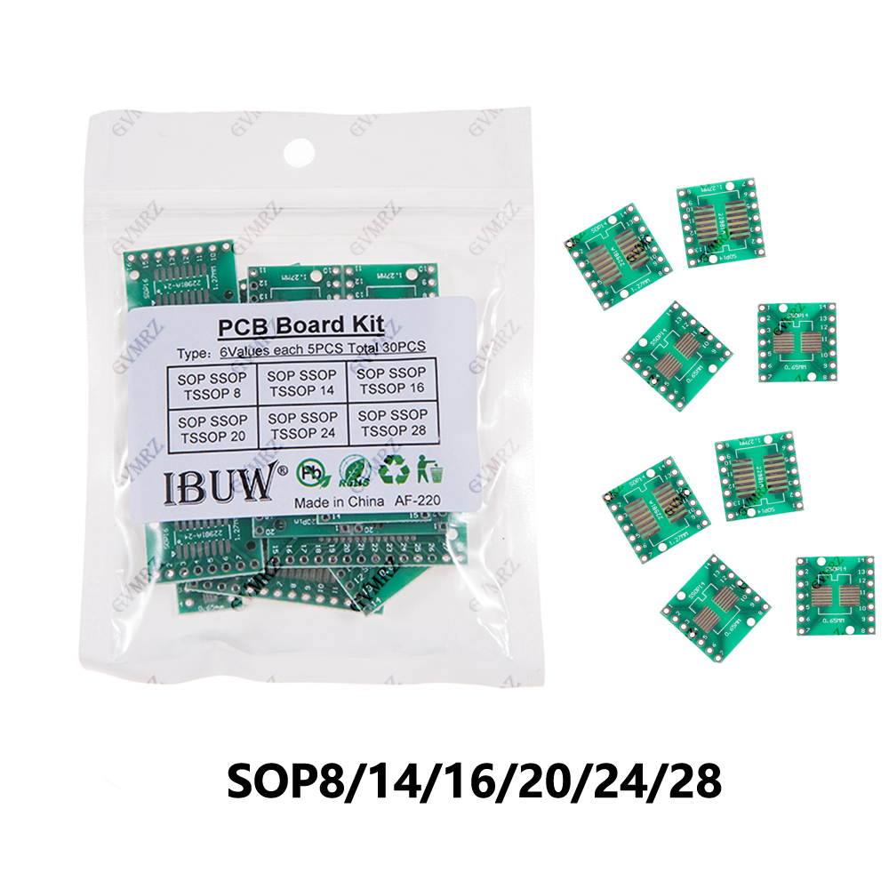 30PCS 6Values SOP SSOP TSSOP P - Diy Electronics Project Kit ulasan dan harga