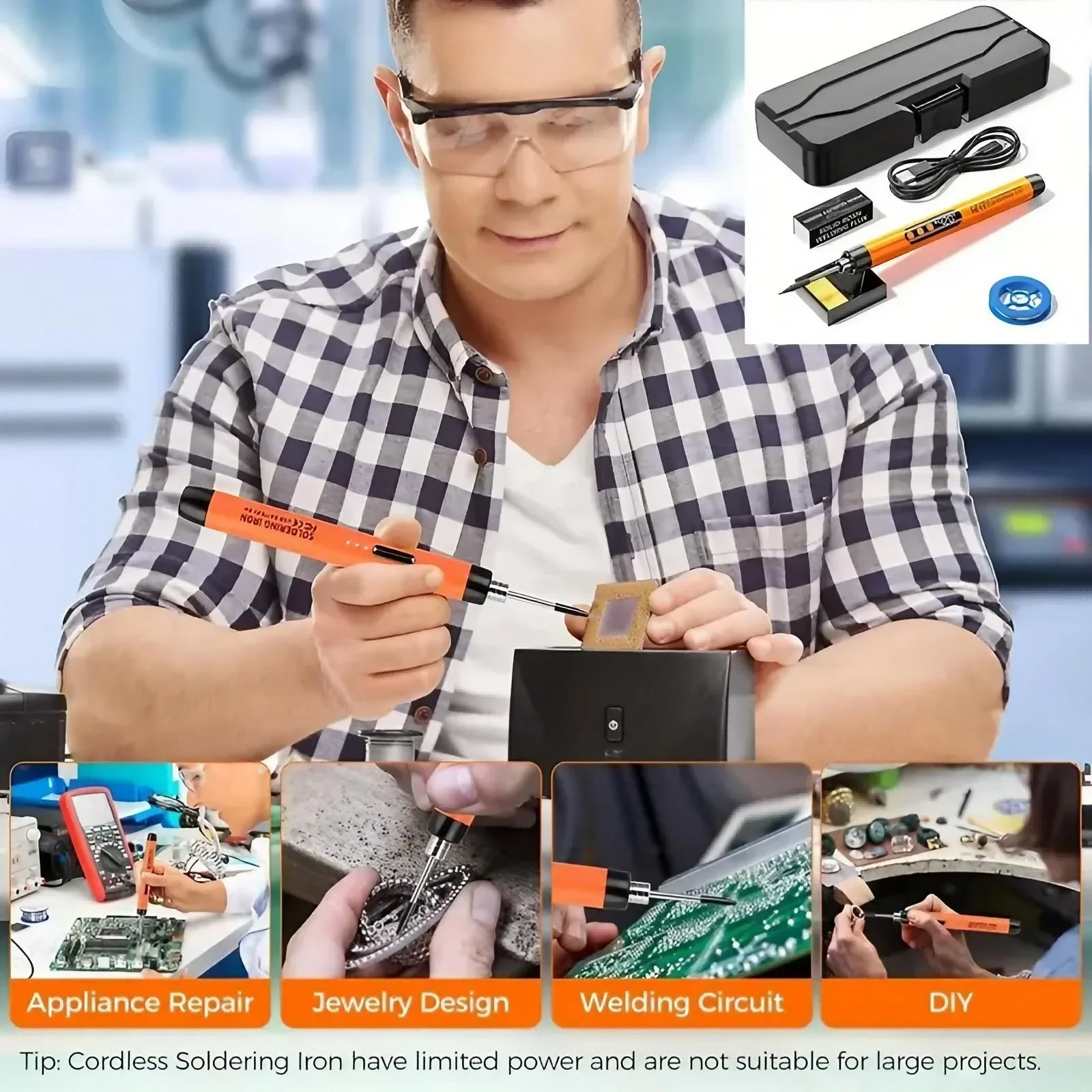 Mini Soldering Iron USB Rechar - Flux Pen Electronics ulasan dan harga