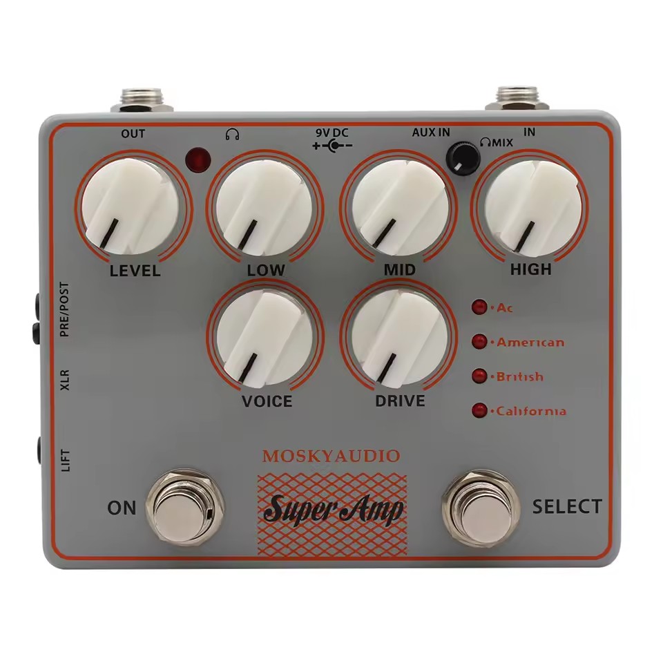Mosky 4 AMP IN ONE Amplifier B - Diy Guitar Electronics ulasan dan harga