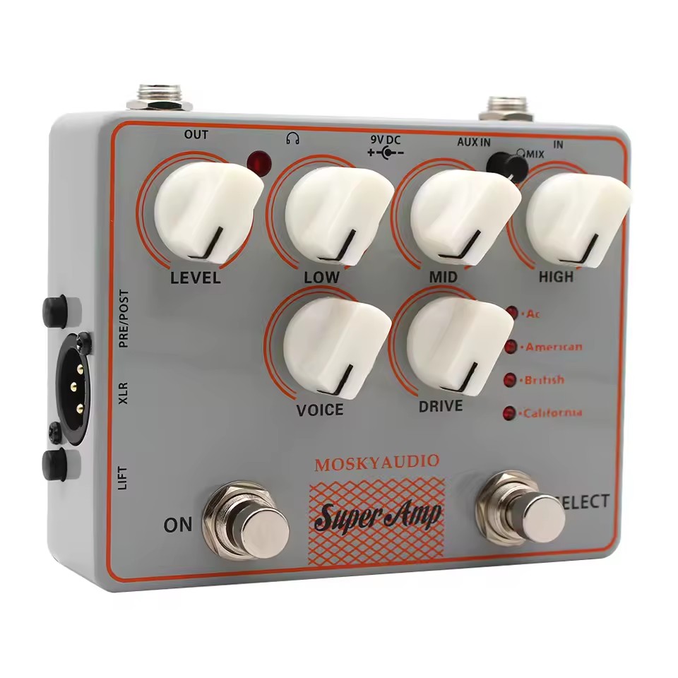 Mosky 4 AMP IN ONE Amplifier B - Diy Guitar Electronics ulasan dan harga