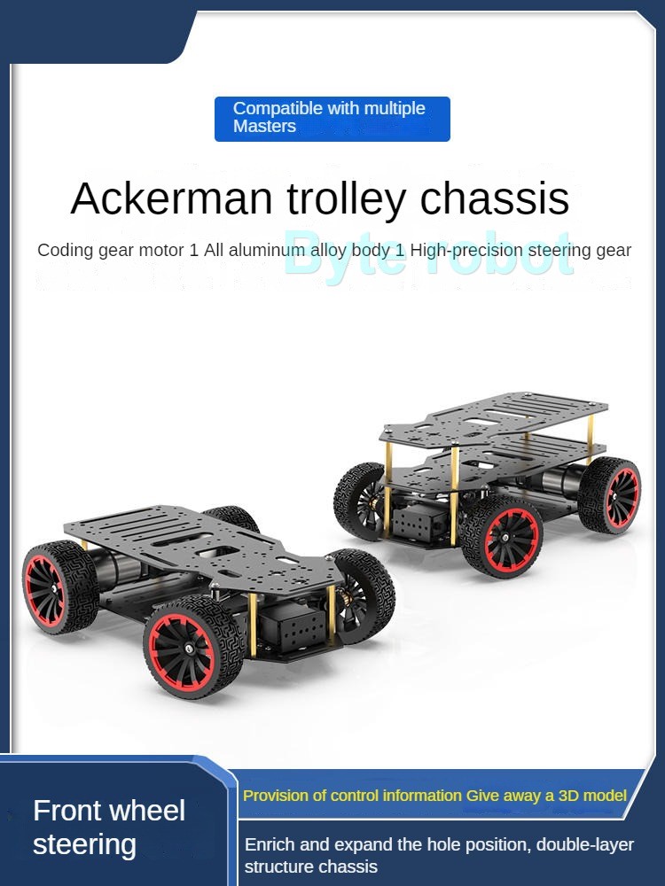 5KG Load 4WD Robot Car Metal A - Diy Robot Electronics Kit ulasan dan harga