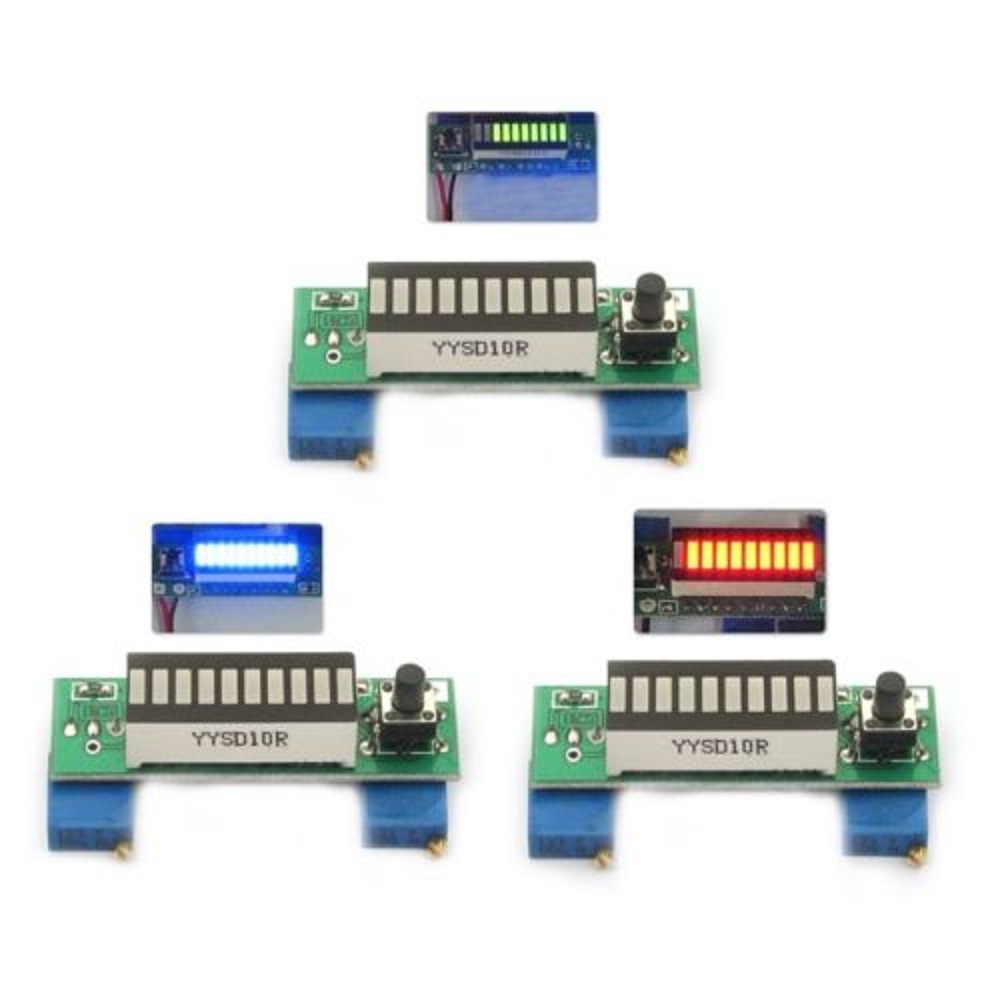 LM3914 10 Segment 3.7V Lithium - Diy Electronics Test Equipment ulasan dan harga