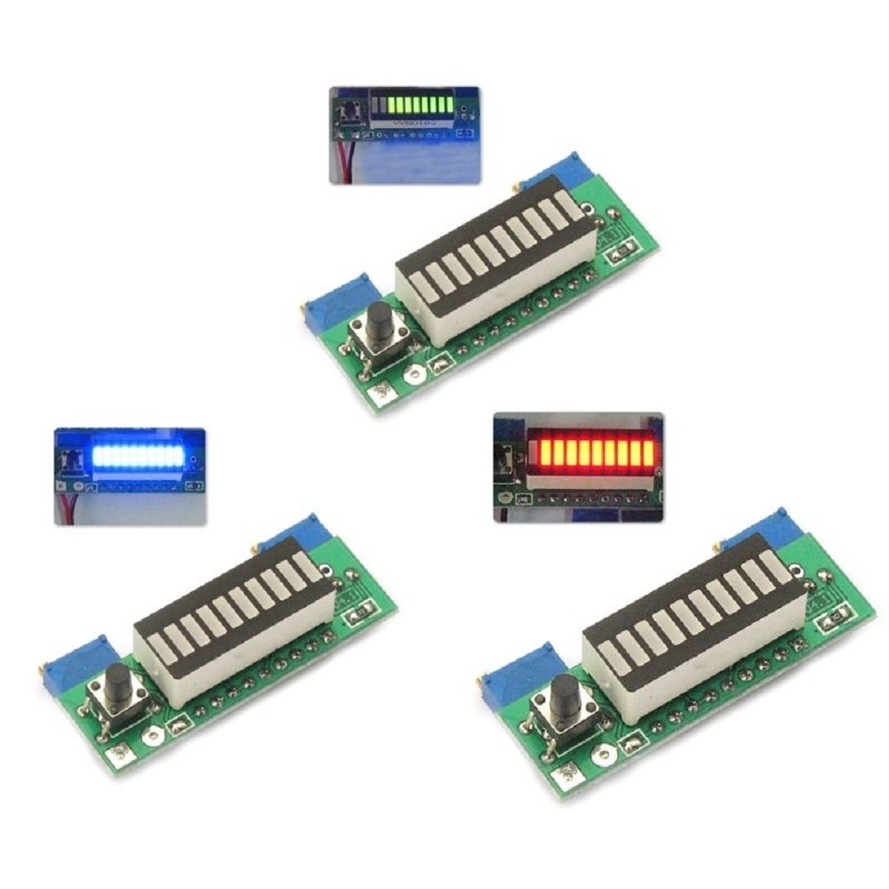 LM3914 10 Segment 3.7V Lithium - Diy Electronics Test Equipment ulasan dan harga