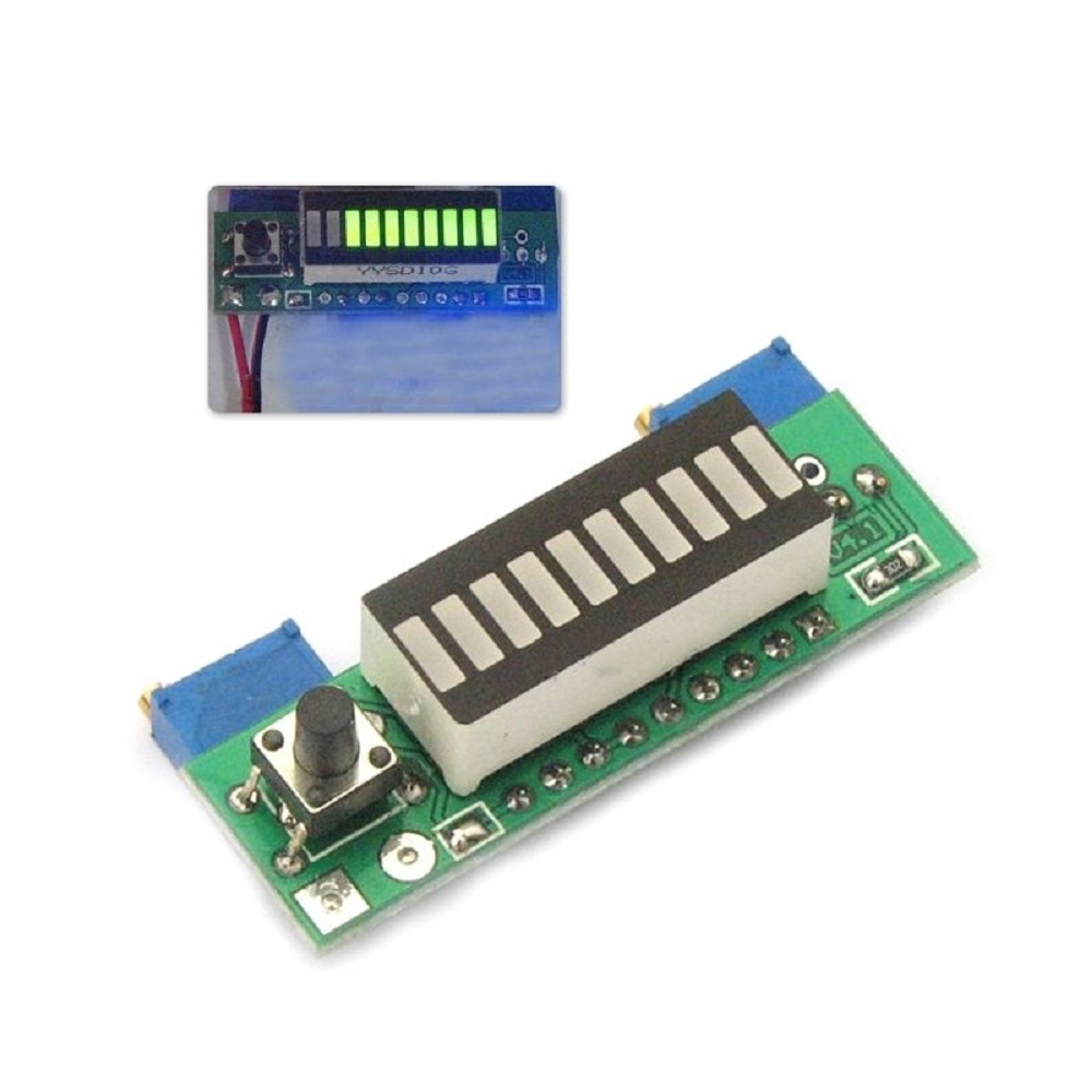 LM3914 10 Segment 3.7V Lithium - Diy Electronics Test Equipment ulasan dan harga