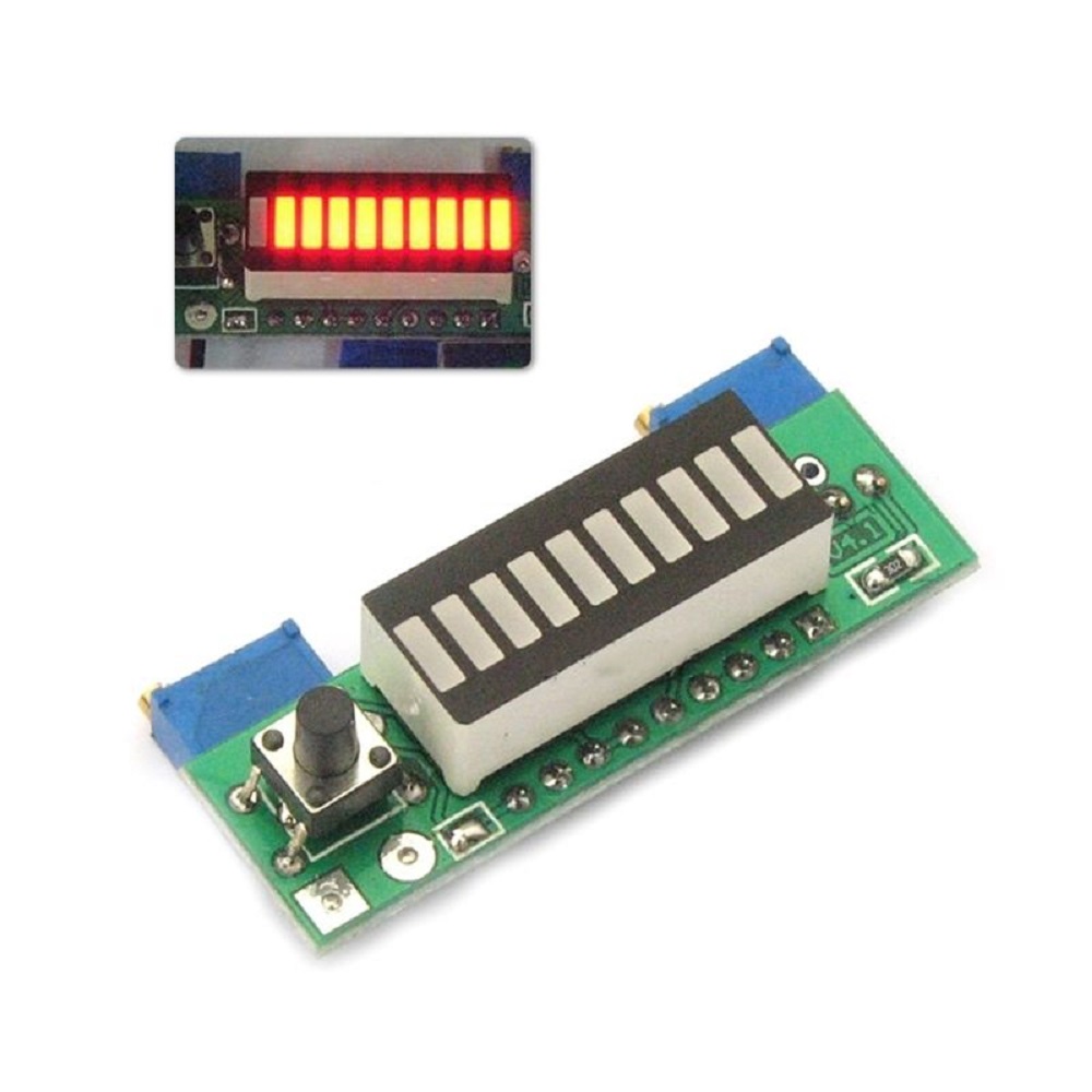 LM3914 10 Segment 3.7V Lithium - Diy Electronics Test Equipment ulasan dan harga