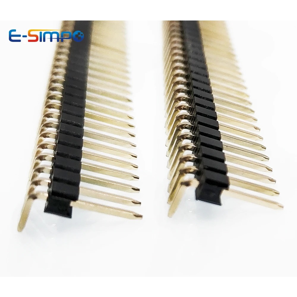 100pcs 2.54mm Single Row Break - Male Female Header Pin ulasan dan harga